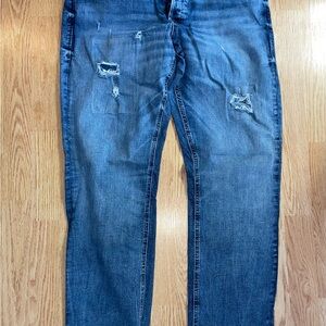 Jack & Jones Men's Slim Fit/Glenn Stretch Blue Jeans